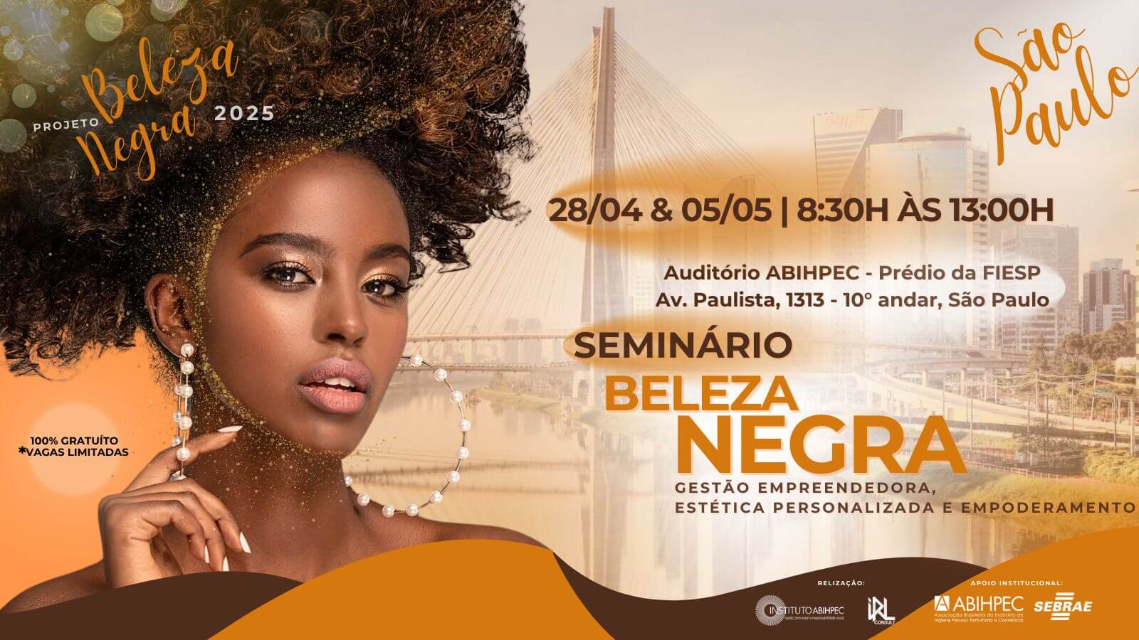 Participantes no Seminário Beleza Negra